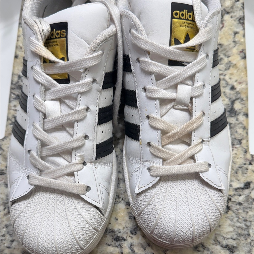 Adidas White and Gray Sneakers